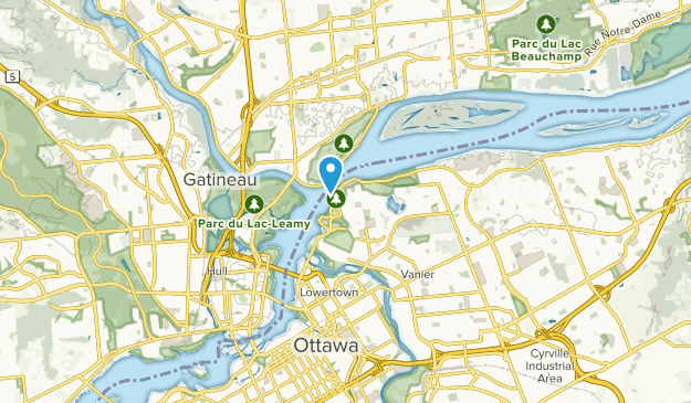 Rockcliffe Park, Ontario Map