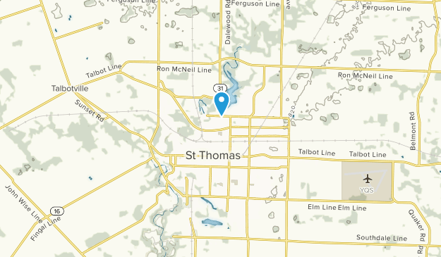Saint Thomas, Ontario Map
