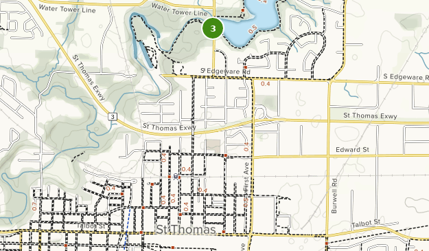 Saint Thomas, Ontario Map