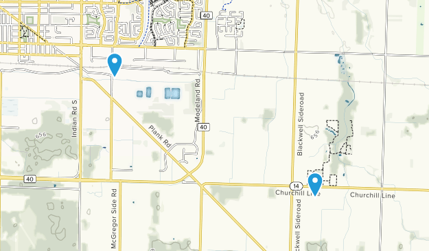 Sarnia, Ontario Map