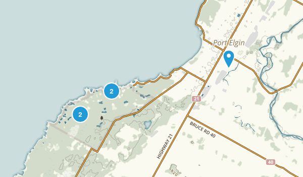 Saugeen Shores, Ontario Map