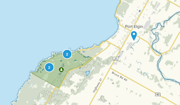 Saugeen Shores, Ontario Map