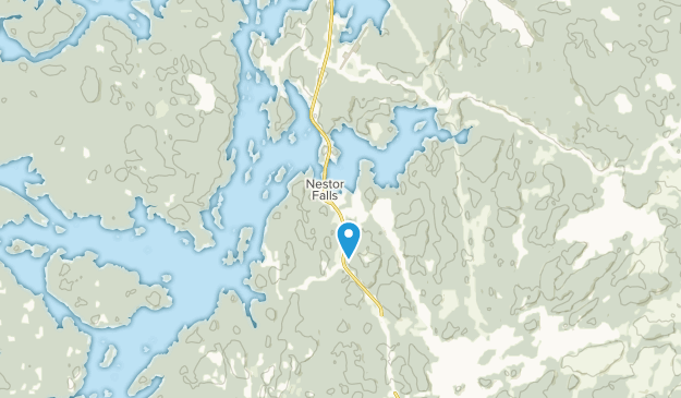 Sioux Narrows-Nestor Falls, Ontario Map