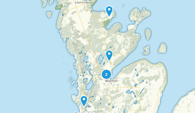 South Bruce Peninsula, Ontario Map