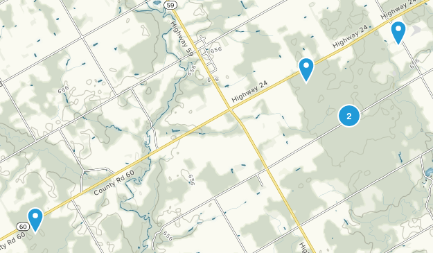 Spring Arbour, Ontario Map
