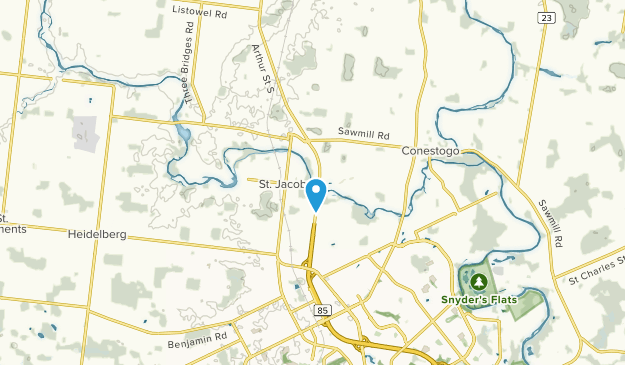 St. Jacobs, Ontario Map