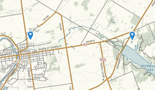St Marys, Ontario Map