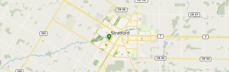 Map stratford ontario Map and