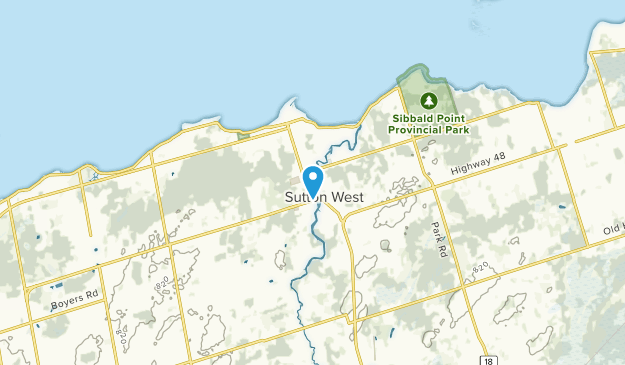 Sutton, Ontario Map