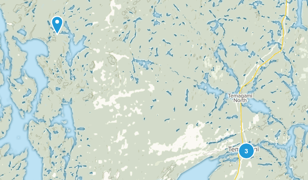 Temagami, Ontario Map