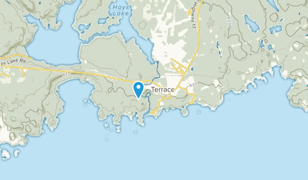 Terrace Bay, Ontario Map