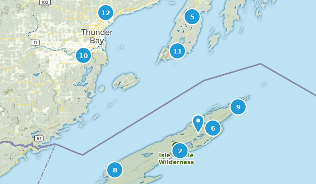 Thunder Bay, Ontario Map