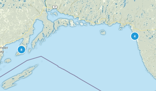 Thunder Bay District, Ontario Map