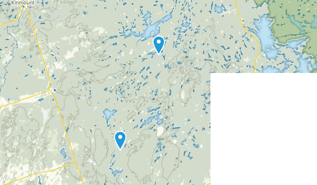 Trent Lakes, Ontario Map