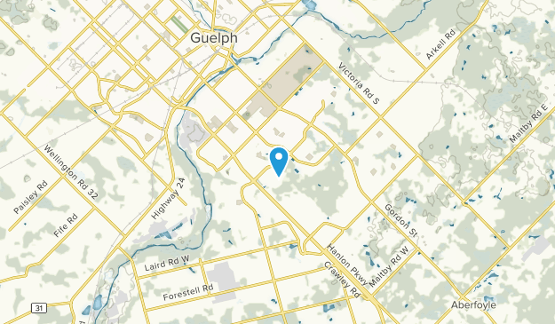 University of Guelph, Ontario Map