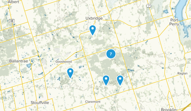 Uxbridge, Ontario Map