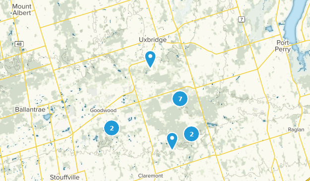 Uxbridge, Ontario Map