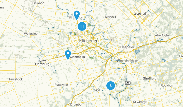 Waterloo, Ontario Map