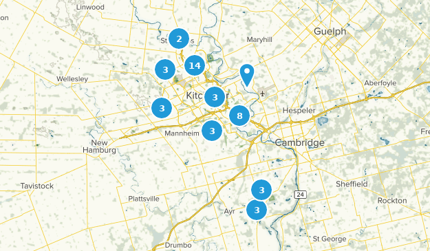 Waterloo, Ontario Map