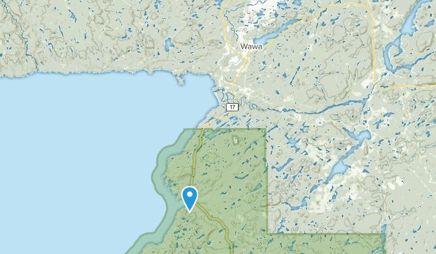 Wawa, Ontario Map