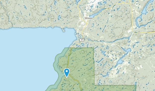 Wawa, Ontario Map