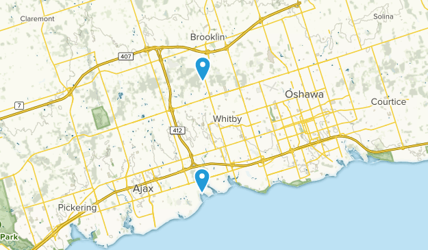 Whitby, Ontario Map