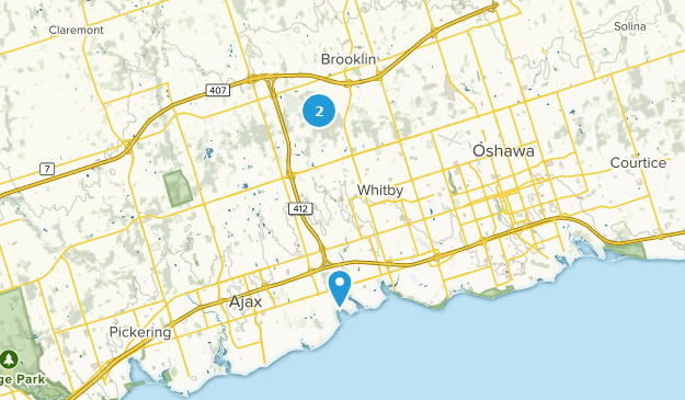 Whitby, Ontario Map