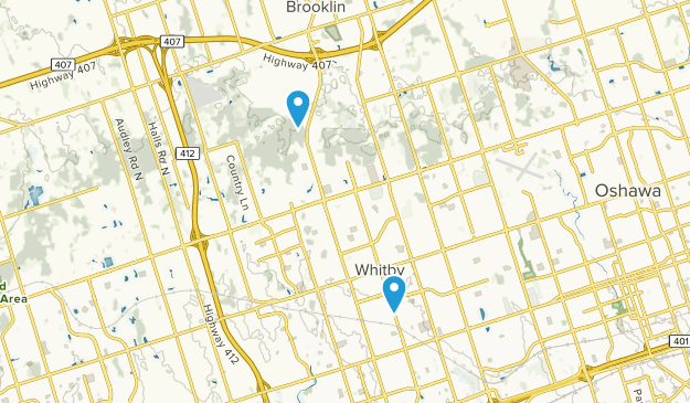 Whitby, Ontario Map