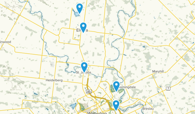 Woolwich, Ontario Map