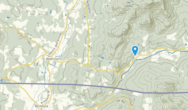 Abercorn, Québec Map