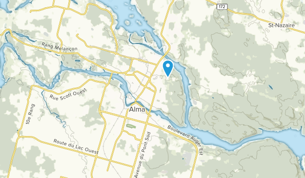Alma, Québec Map