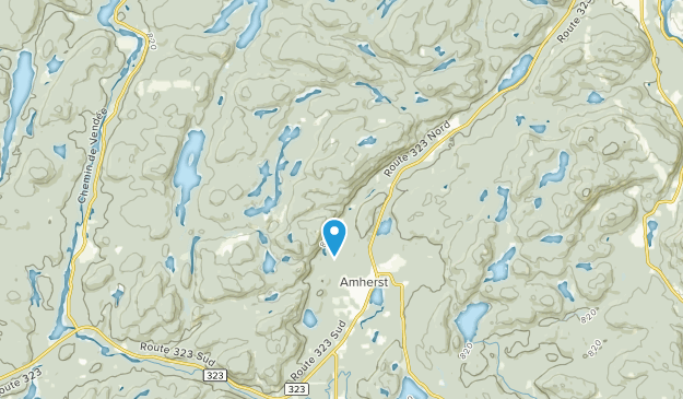Amherst, Québec Map