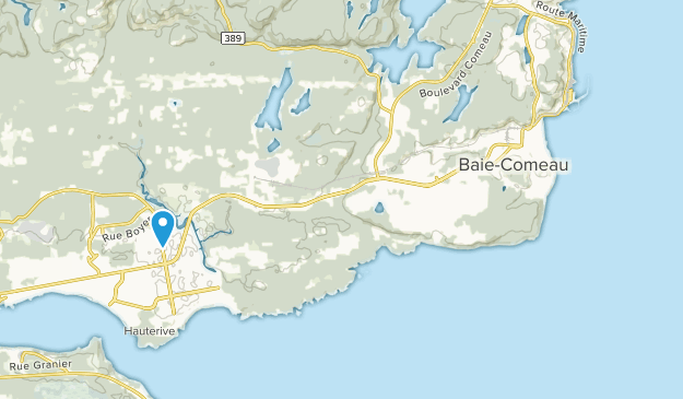 Baie-Comeau, Quebec Map