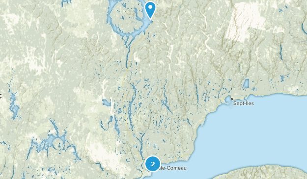 Baie-Comeau, Québec Map