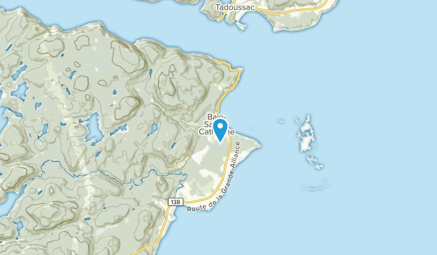 Baie-Sainte-Catherine, Quebec Map
