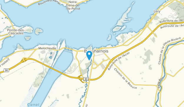 Beauharnois, Québec Map