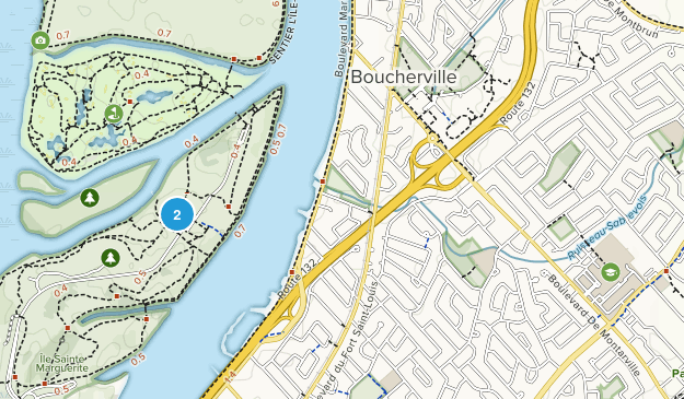 Boucherville, Quebec Map