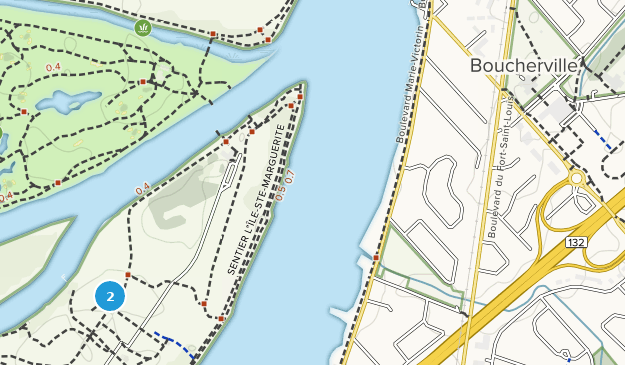 Boucherville, Quebec Map