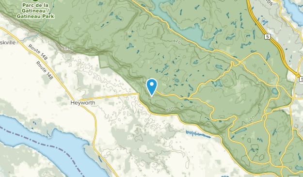 Breckenridge, Quebec Map