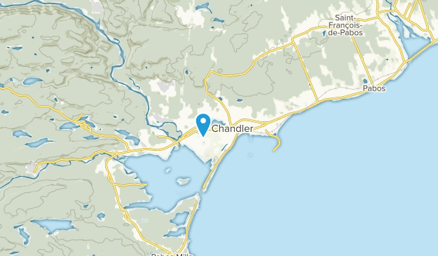 Chandler, Québec Map