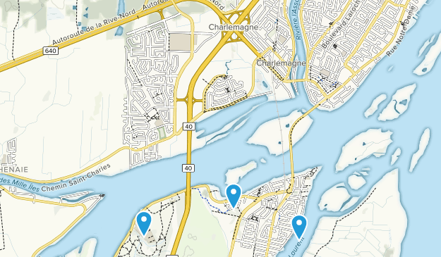 Charlemagne, Quebec Map