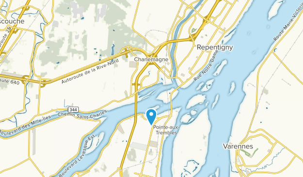 Charlemagne, Québec Map
