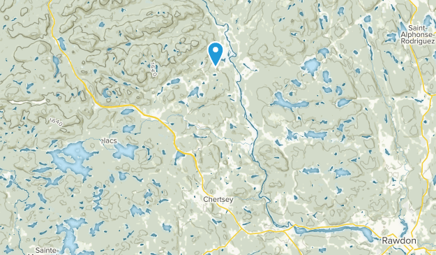 Chertsey, Quebec Map