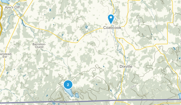 Coaticook, Quebec Map