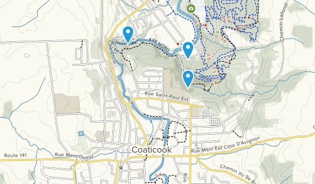 Coaticook, Québec Map
