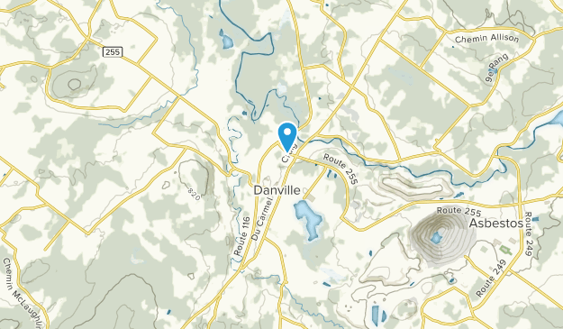 Danville, Québec Map
