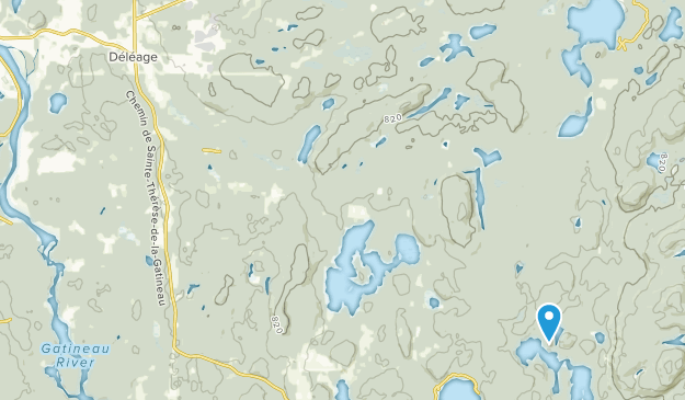 Deleage, Quebec Map