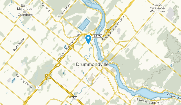 Drummondville, Québec Map