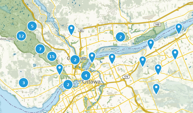 Gatineau, Québec Map