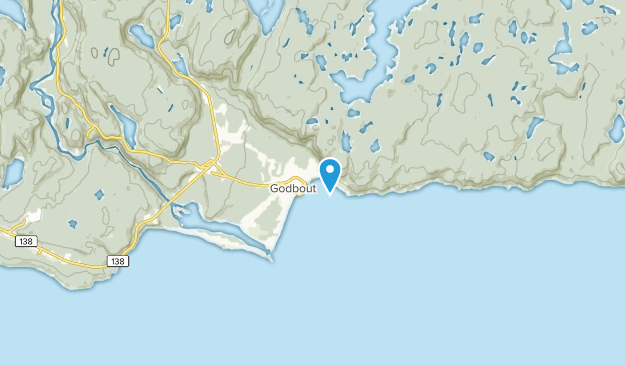 Godbout, Québec Map